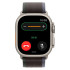 Часы Apple Watch Ultra 2, 49 мм, титан светлого цвета, ремешок Trail цвета «синий/чёрный» (2023)