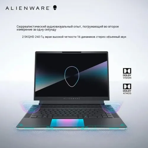 Ноутбук Dell Alienware x16 R1 16" QHD+ 2560x1600 240Гц IPS (Intel Core i9-13900HK, 32GB LPDDR5, 1TB SSD, NVIDIA GeForce RTX 4070, Win 11) 5C4J414