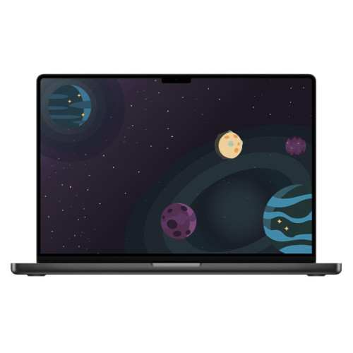 Ноутбук Apple MacBook Pro 16” с нанотекстурой, кастомный (M4 Max 16-Core, GPU 40-Core, 128GB, 8TB) («Чёрный космос» | Space Black)