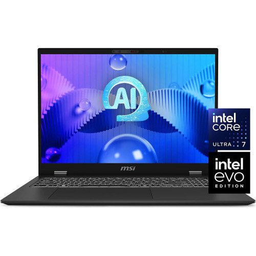 Ноутбук MSI Prestige 16 AI Evo 16" 2560x1600 QHD+ IPS (Intel Core Ultra 7-155H, 32GB RAM LPDDR5, 1TB SSD, Intel Arc Graphics, Windows 11 Home) B1MG-002US
