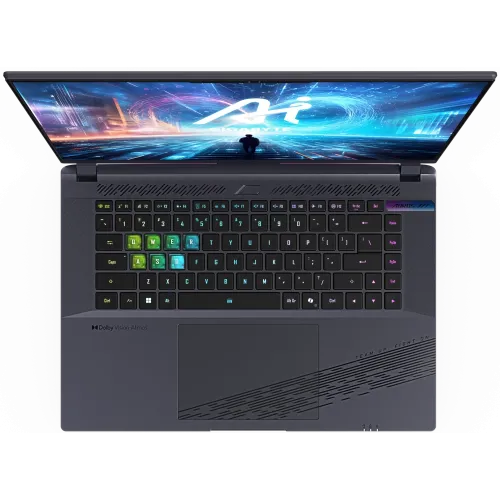 Ноутбук Gigabyte AORUS 16X 16'' 2560x1600 165 Гц WQXGA IPS (Intel Core i7-14650HX, 32GB DDR5, 1TB SSD, NVIDIA GeForce RTX 4060, Windows 11 Home) GIA16XAKG53C AKG-53USC64SH
