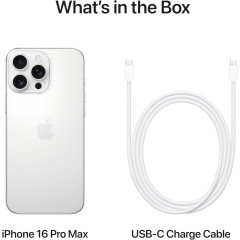 Смартфон Apple iPhone 16 Pro Max 1TB White Titanium