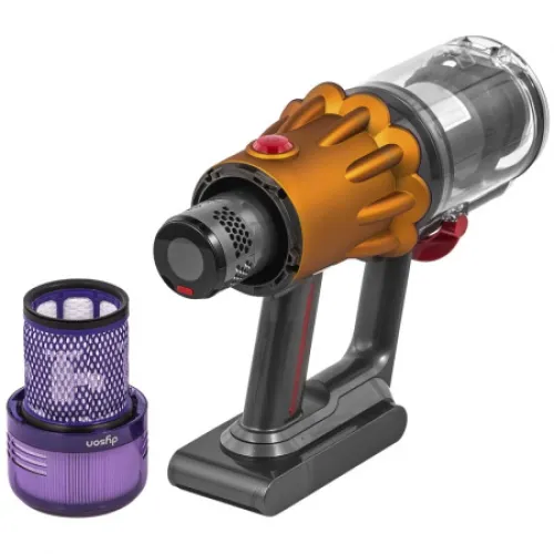 Пылесос Dyson V12 Detect Slim Absolute, серебристый