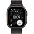 Часы Apple Watch Ultra 3, 49 мм, титан чёрного цвета, миланский сетчатый браслет (2025)