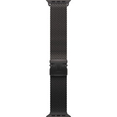 Часы Apple Watch Ultra 3, 49 мм, титан чёрного цвета, миланский сетчатый браслет (2025)