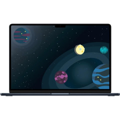 Ноутбук Apple MacBook Air 15" MQKW3 (M2 8-Core, GPU 10-Core, 8GB, 256GB) («Тёмная ночь» | Midnight)