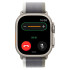 Часы Apple Watch Ultra 2, 49 мм, титан светлого цвета, ремешок Trail цвета «зелёный/серый» (2023)