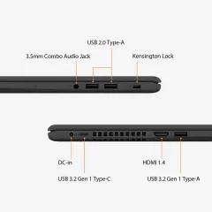 Ноутбук ASUS Vivobook F1500EA 15,6" FHD 1920x1080 IPS (Intel Core i5-1135G7, 20GB RAM DDR4, 1TB SSD, Intel Iris Xe Graphics G7, Windows 11 Home)