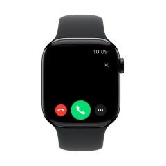 Часы Apple Watch Series 11, 42 мм, алюминий цвета «чёрный оникс», ремешок Sport Band чёрного цвета
