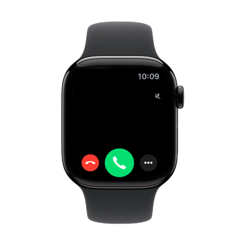 Часы Apple Watch Series 11, 42 мм, алюминий цвета «чёрный оникс», ремешок Sport Band чёрного цвета