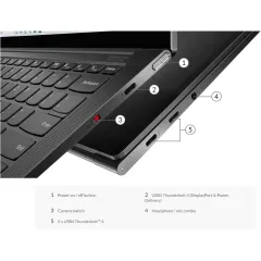 Ноутбук Lenovo IdeaPad Slim 9 (82D2000QUS), Intel Core i7-1195G7 (2.9 ГГц), RAM 16 ГБ, SSD 512 ГБ, Windows Home, (82D2000QUS), черный, Российская клавиатура