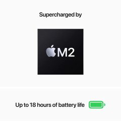 Ноутбук Apple MacBook Air 13.6" (2022) MLY33 Midnight (M2 8-Core, GPU 8-Core, 8GB, 256GB)