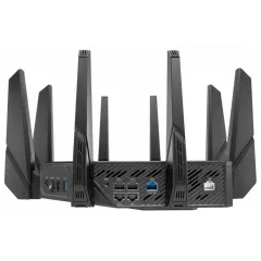 Роутер Wi-Fi ASUS ROG Rapture GT-AXE16000 Quad-band Wi-Fi 6E Extendable Gaming Router, черный