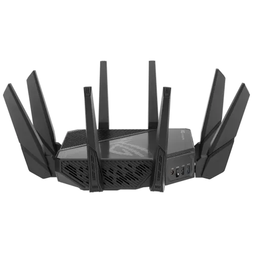 Роутер Wi-Fi ASUS ROG Rapture GT-AXE16000 Quad-band Wi-Fi 6E Extendable Gaming Router, черный