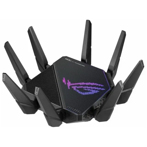 Роутер Wi-Fi ASUS ROG Rapture GT-AXE16000 Quad-band Wi-Fi 6E Extendable Gaming Router, черный