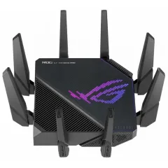 Роутер Wi-Fi ASUS ROG Rapture GT-AXE16000 Quad-band Wi-Fi 6E Extendable Gaming Router, черный