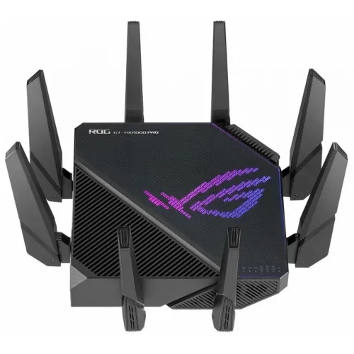 Роутер Wi-Fi ASUS ROG Rapture GT-AXE16000 Quad-band Wi-Fi 6E Extendable Gaming Router, черный
