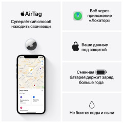 Трекер AirTag в наборе из 4 штук (4 Pack)