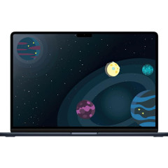 Ноутбук Apple MacBook Air 15” MC6L4 (M4 10-Core, GPU 10-Core, 24GB, 512GB) («Тёмная ночь» | Midnight)