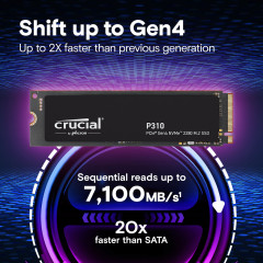 NWMe M.2 SSD Crucial P310 2TB CT2000P310SSD8