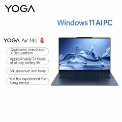 Ноутбук Lenovo Yoga Air 14s Q8X9 14.5" OLED, 2944x1840 90Hz (Snapdragon X10 Plus, 32GB, 1TB SSD, Adreno, Win11) Blue