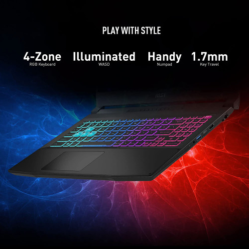 Ноутбук MSI Katana 15.6" 1920x1080 144Hz FHD IPS (Intel Core i7-13620H, 64GB RAM DDR5, 2TB SSD, NVIDIA GeForce RTX 4070, Windows 11) B13VGK-484US
