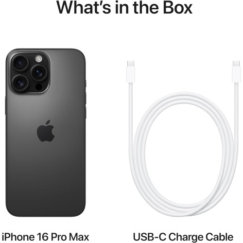 Смартфон Apple iPhone 16 Pro Max 512GB Black Titanium