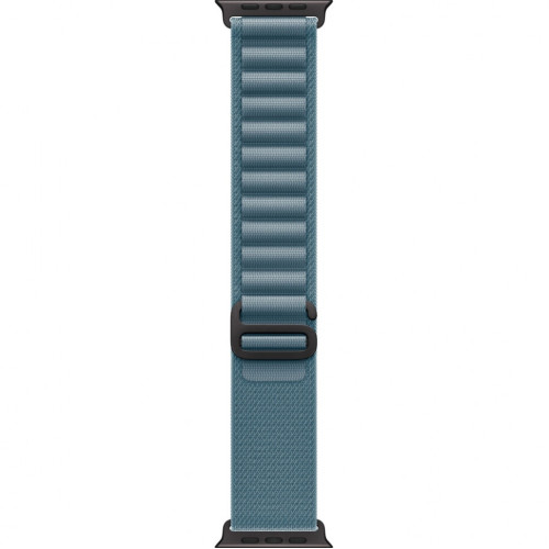 Часы Apple Watch Ultra 3, 49 мм, титан светлого цвета, ремешок Alpine голубого цвета (2025)