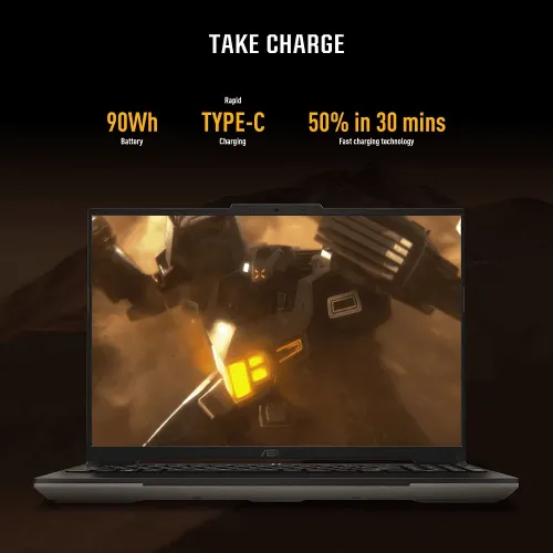 Ноутбук ASUS TUF Gaming A16 16" 1920x1200 FHD+ 165Hz IPS (AMD Ryzen 7 7735HS, 32 GB RAM DDR5, Radeon RX 7700S, 1TB SSD, Windows 11 Home) FA617NT