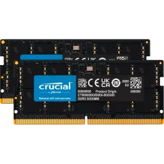 Модуль памяти Crucial 64 Гб (2x32 Гб), 5200 МГц, DDR5, CT2K32G52C42S5, черный