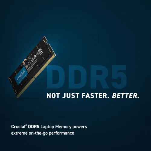 Модуль памяти Crucial 64 Гб (2x32 Гб), 5200 МГц, DDR5, CT2K32G52C42S5, черный