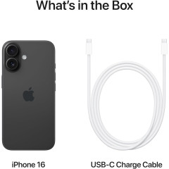 Смартфон Apple iPhone 16 128GB Black