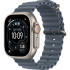 Часы Apple Watch Ultra 3, 49 мм, титан светлого цвета, ремешок Ocean цвета «якорный синий» (2025)