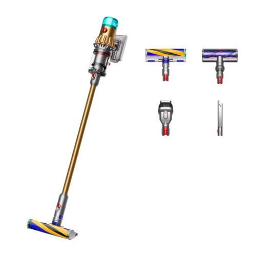 Беспроводной вертикальный пылесос Dyson V12 Detect Slim Absolute (SV46) (Золотой | Gold) (2022)