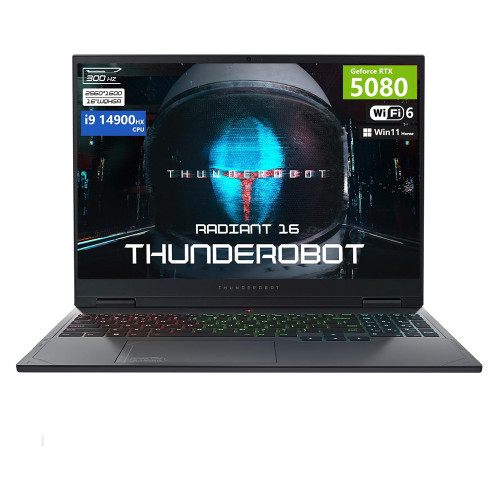 Ноутбук Thunderobot Radiant 16 2560x1600 240Hz ( Intel Core i9-14900HX, 32 GB DDR5, 1 TB SSD, RTX 5080, Windows 11 Home ) 1NLYA000055