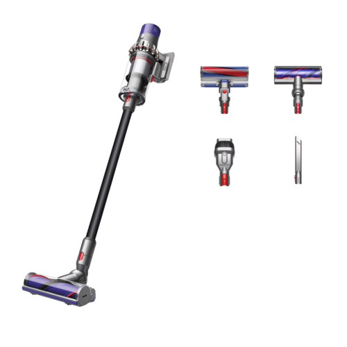 Беспроводной вертикальный пылесос Dyson Cyclone V10 Total Clean (SV27) (Чёрный/«Никель» | Black/Nickel) (2021)
