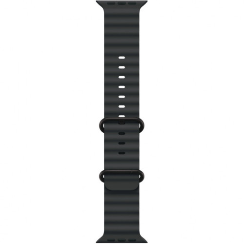 Часы Apple Watch Ultra 3, 49 мм, титан чёрного цвета, ремешок Ocean чёрного цвета (2025)