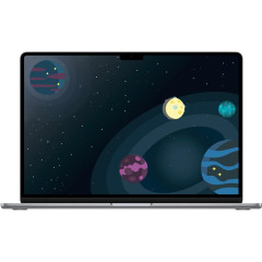 Ноутбук Apple MacBook Air 15" MQKP3 (M2 8-Core, GPU 10-Core, 8GB, 256GB) («Серый космос» | Space Gray)